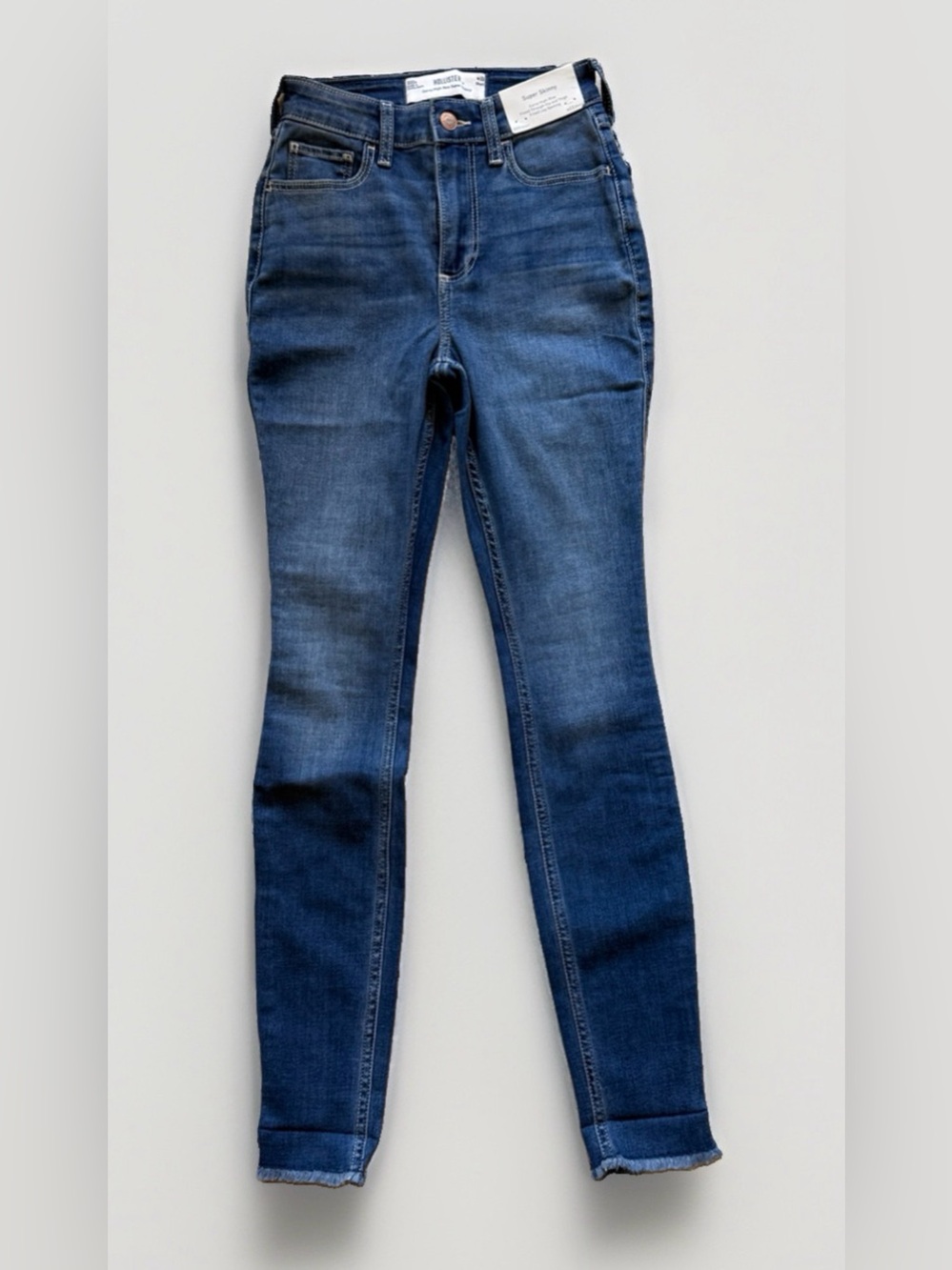 NWT Hollister Curvy High-Rise Super Skinny Jeans 000 Short W23
